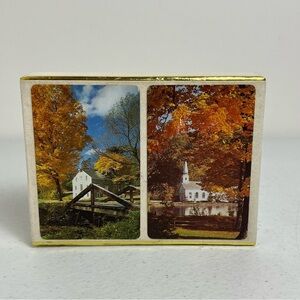 VTG Congress Dual Deck Playing Cards Wonalancet Union Chapel NH Slide Complete
